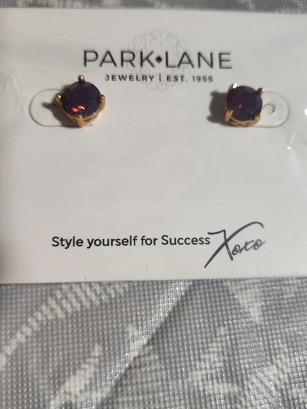 Park Lane purple irridescent impression Earrings